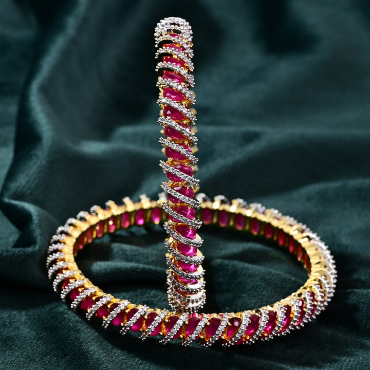 CZ Ruby Bangle