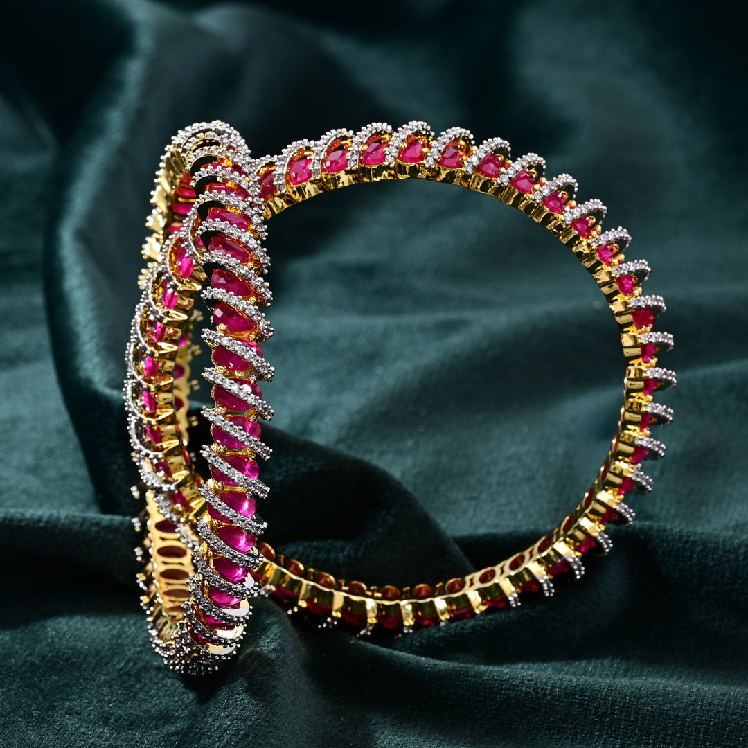 CZ Ruby Bangle