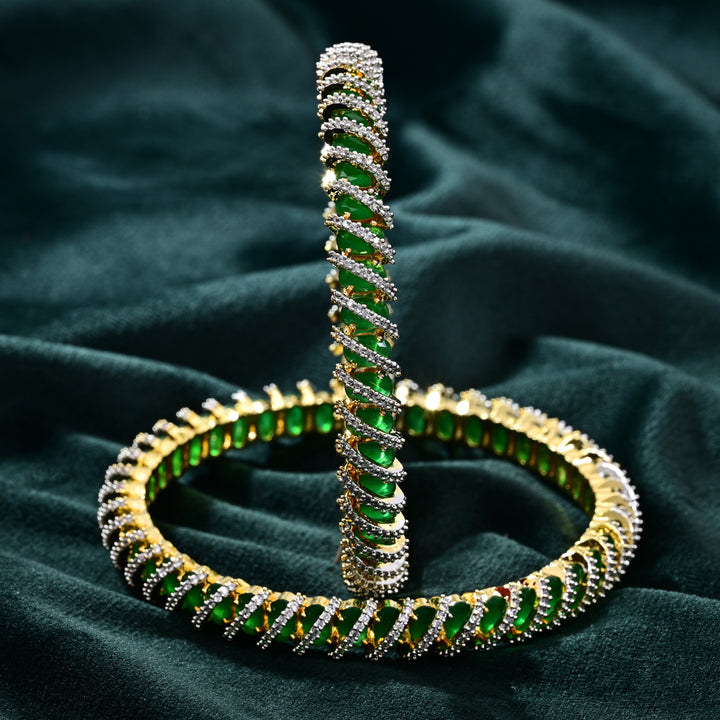 CZ Emerald Bangle