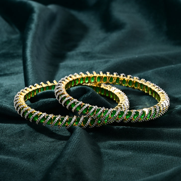 CZ Emerald Bangle