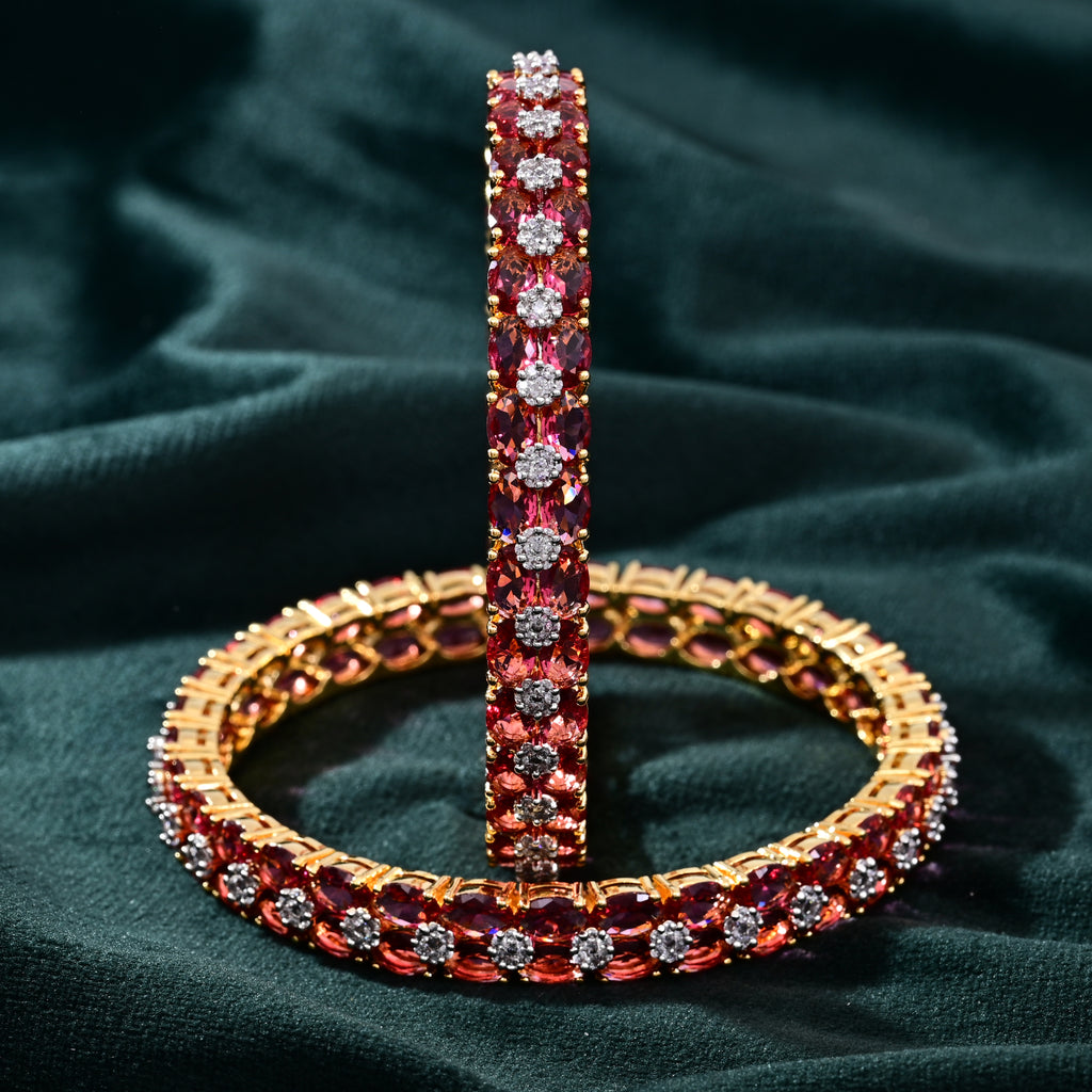 CZ Ruby Bangle