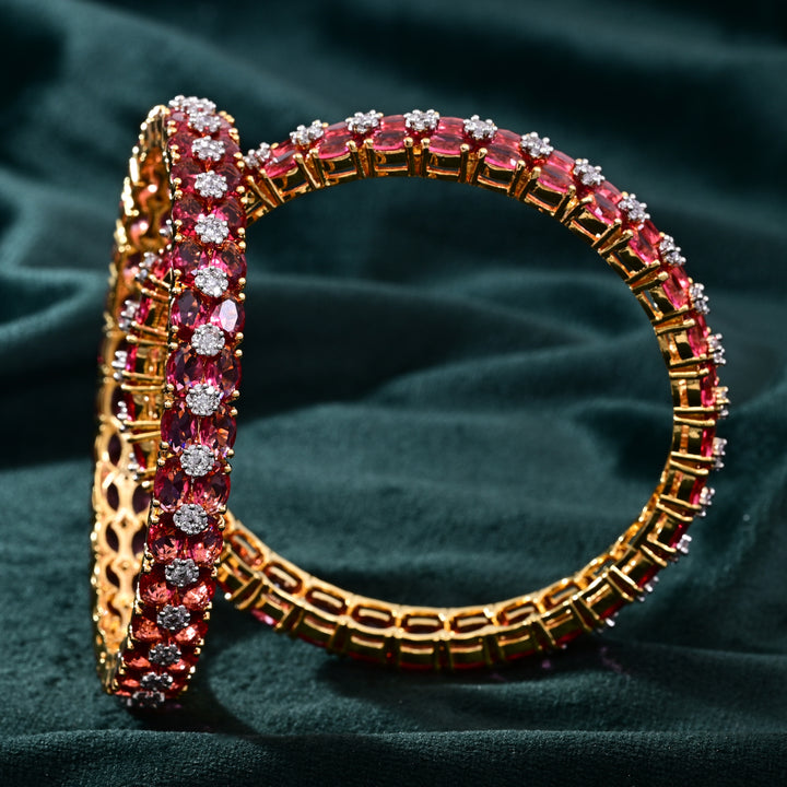 CZ Ruby Bangle