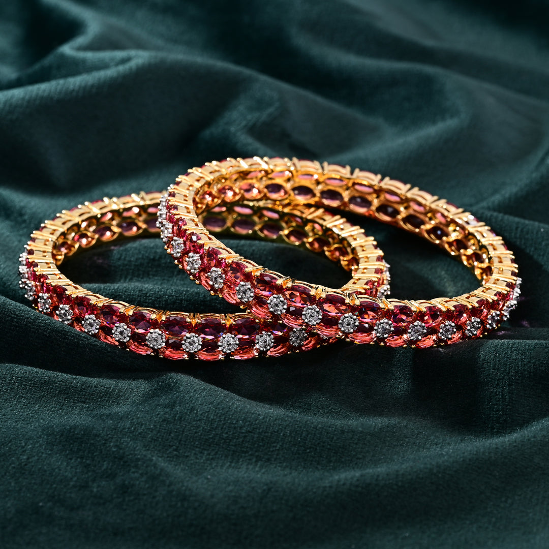 CZ Ruby Bangle