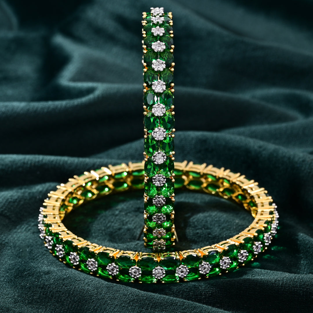 CZ Emerald Bangle