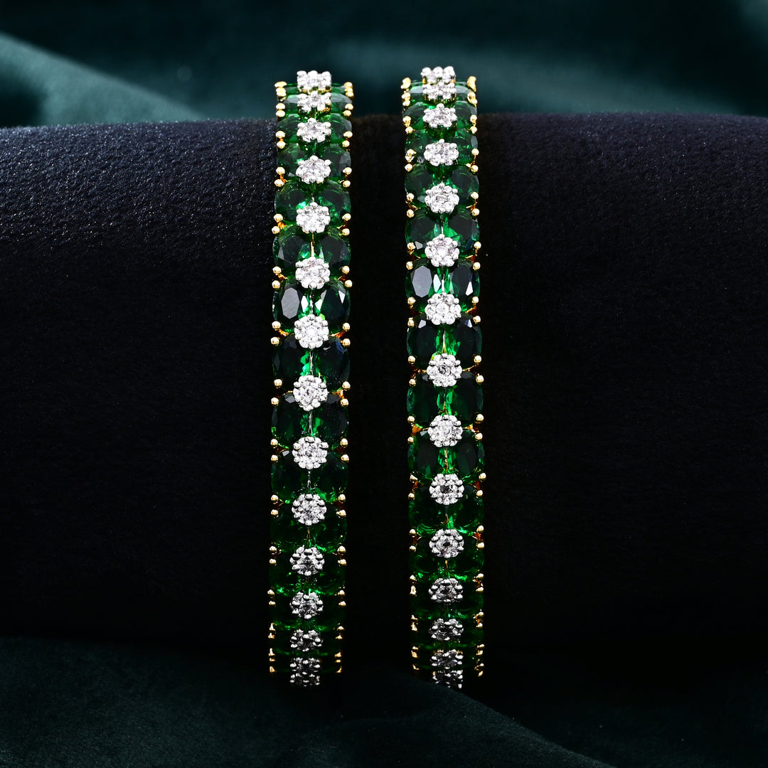 CZ Emerald Bangle