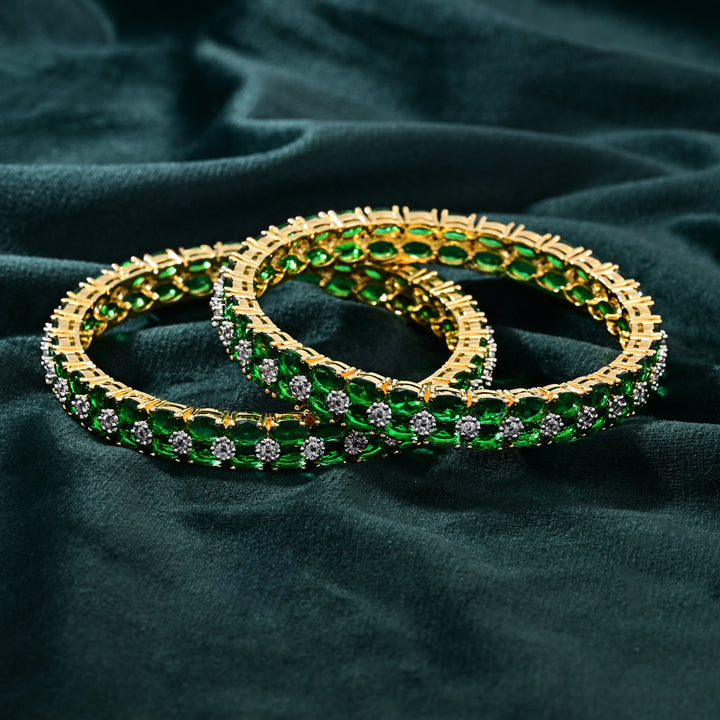 CZ Emerald Bangle