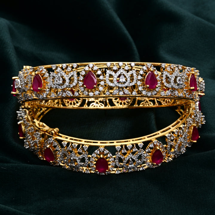 CZ Ruby Bangle