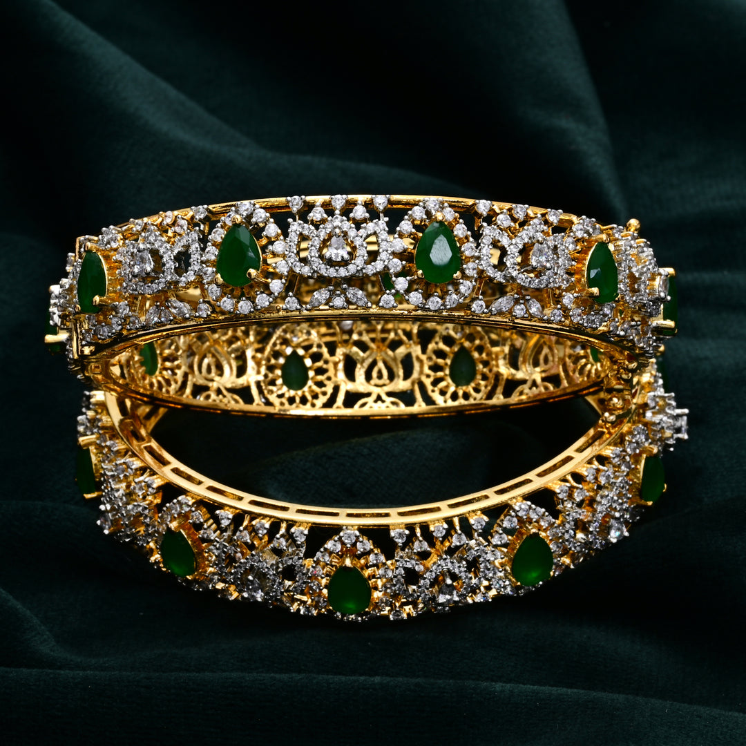 CZ Emerald Bangle