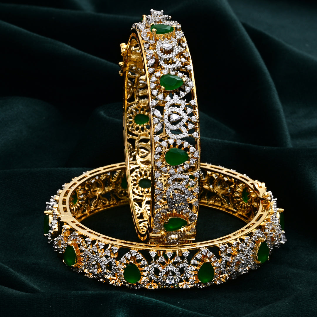 CZ Emerald Bangle