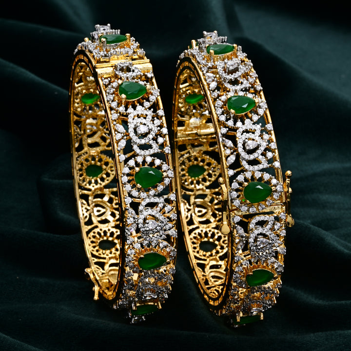 CZ Emerald Bangle