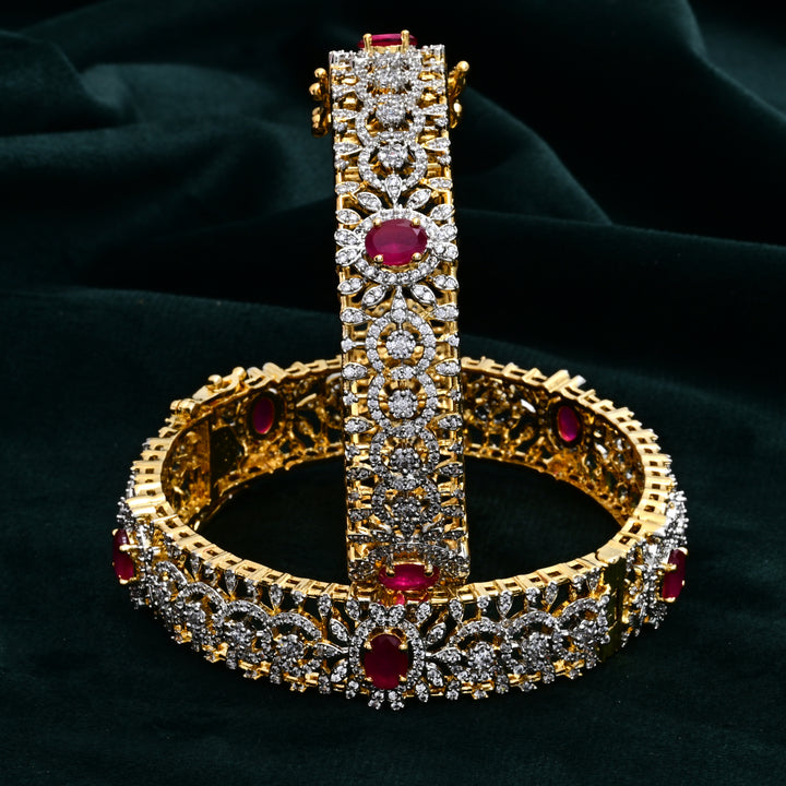 CZ Ruby Bangle