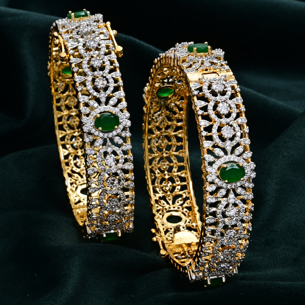 CZ Emerald Bangle