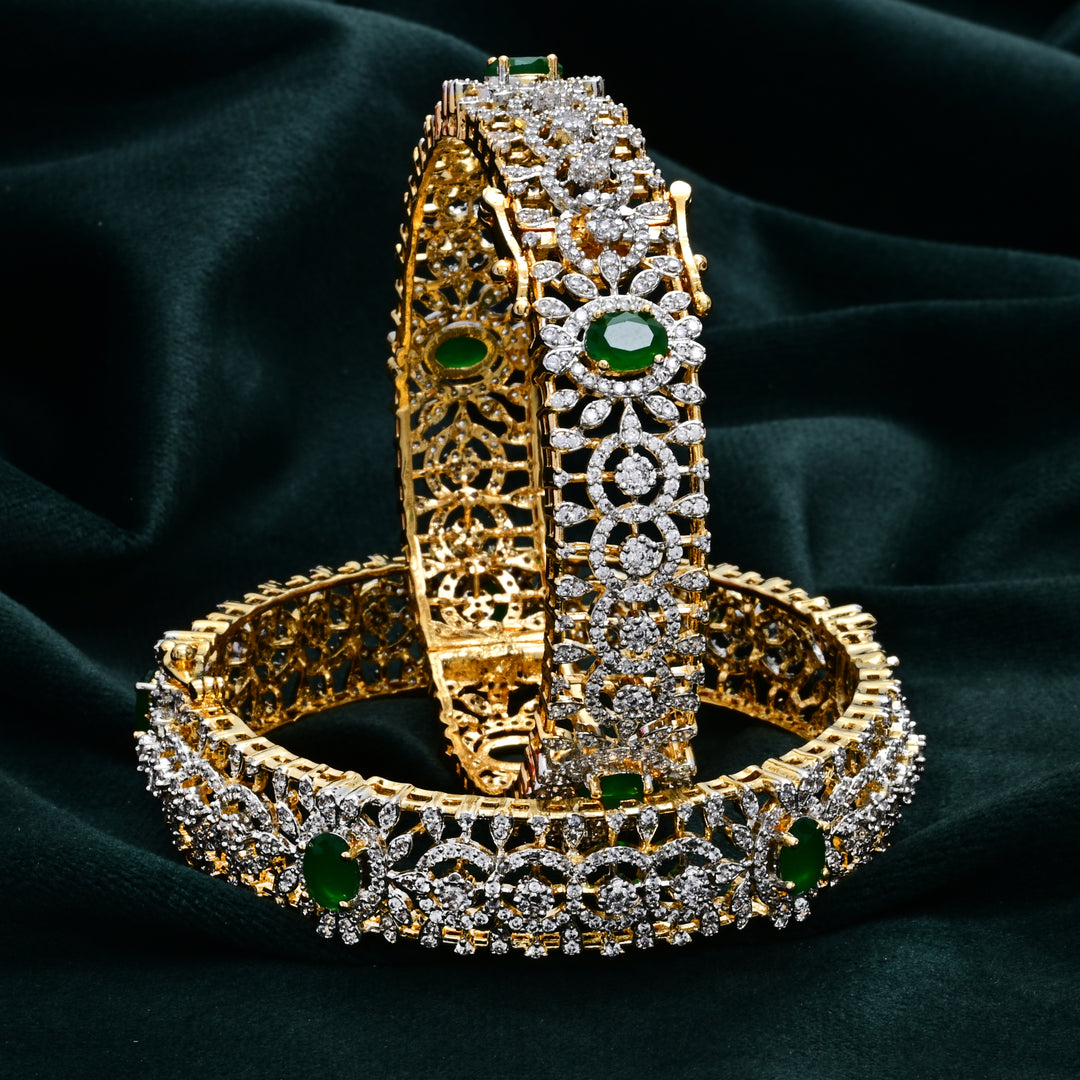 CZ Emerald Bangle