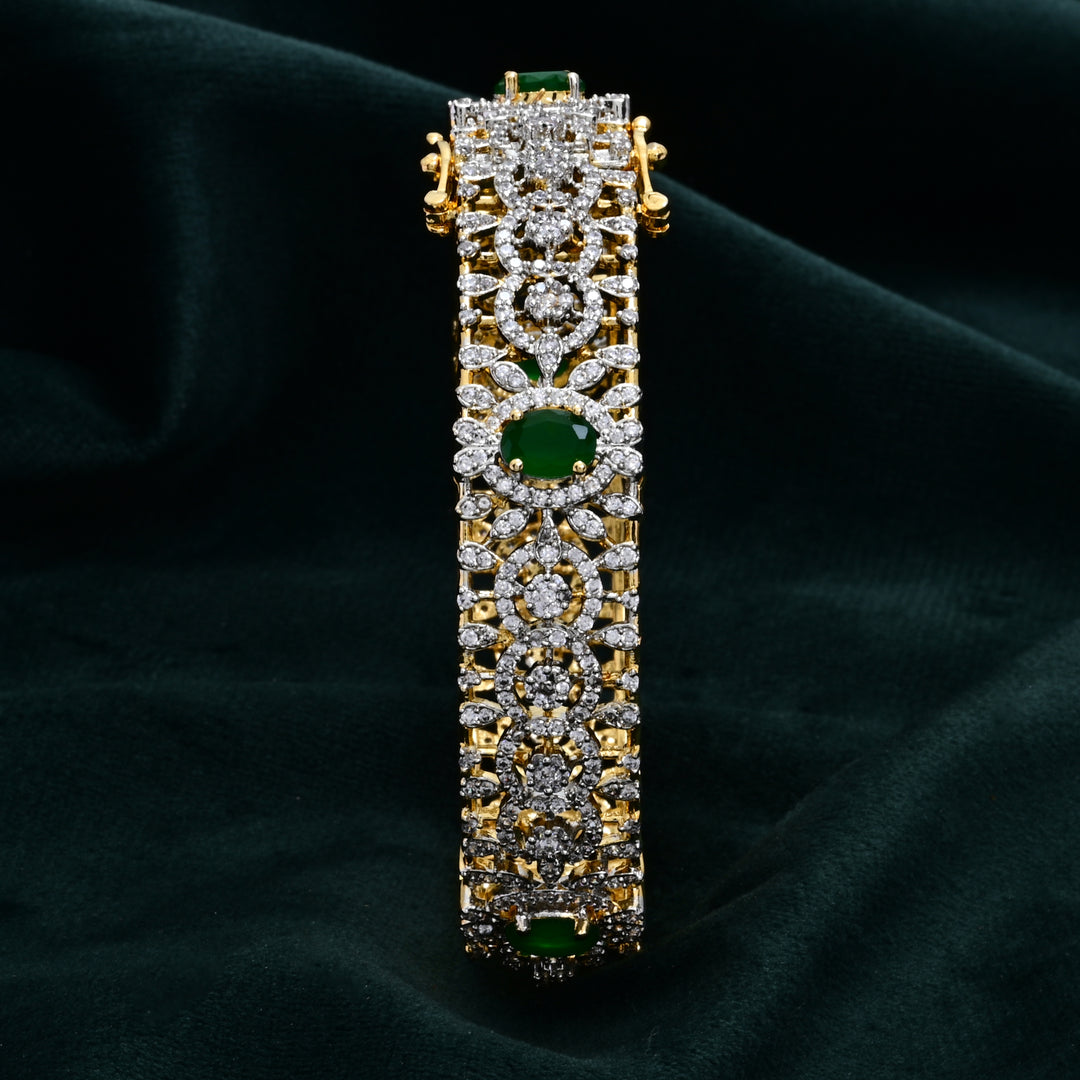 CZ Emerald Bangle