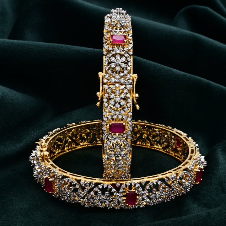 CZ Ruby Bangle