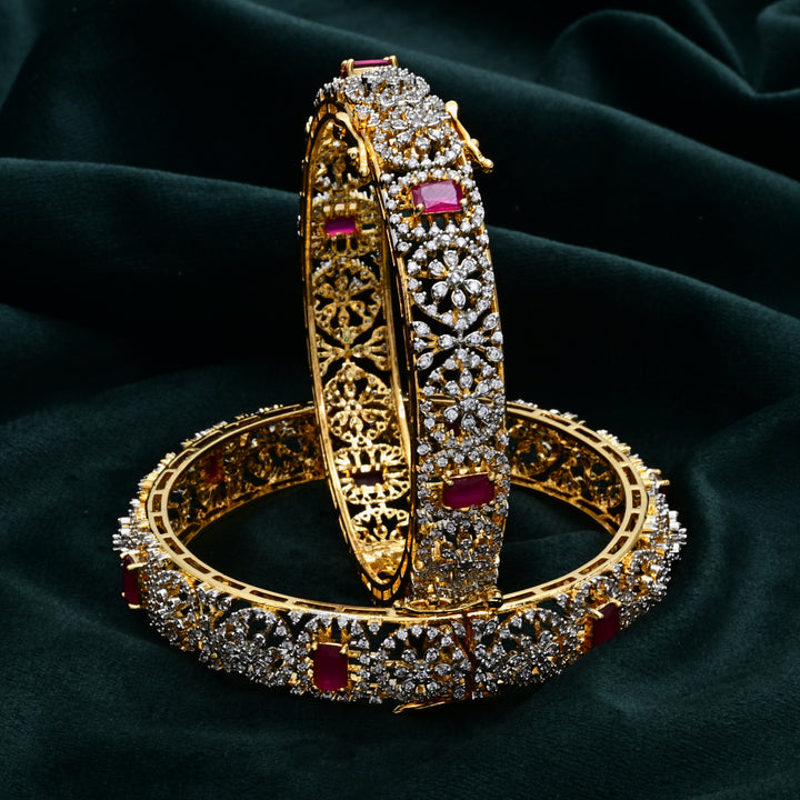 CZ Ruby Bangle