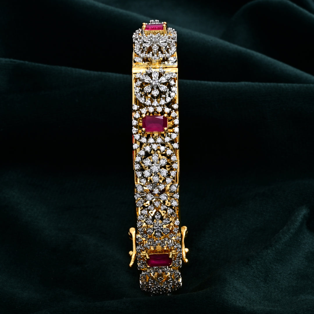 CZ Ruby Bangle