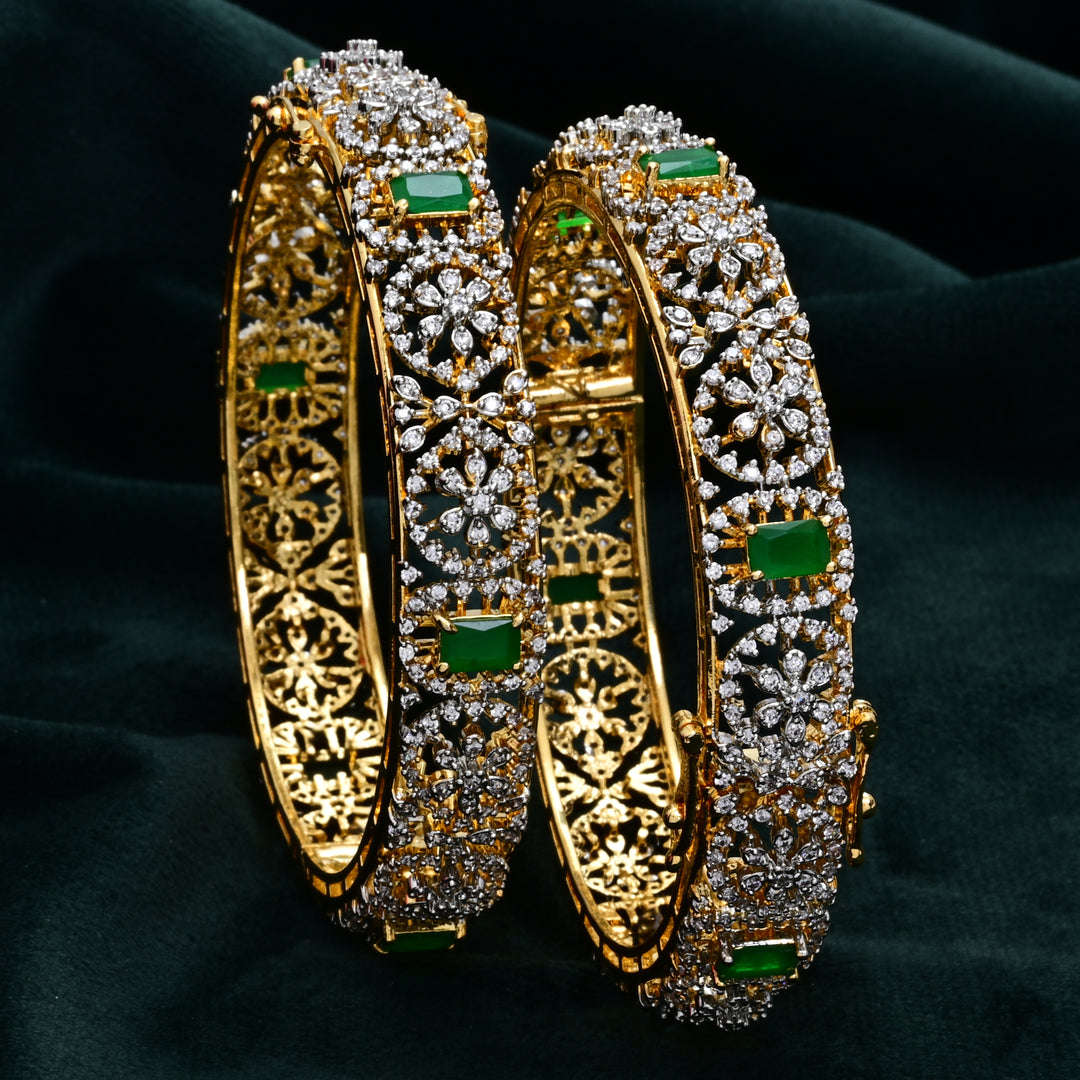 CZ Emerald Bangle