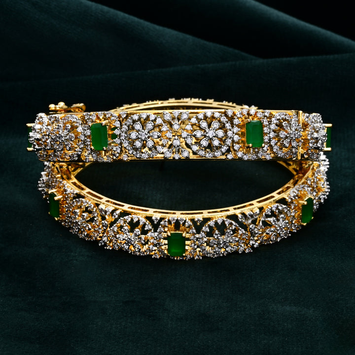 CZ Emerald Bangle