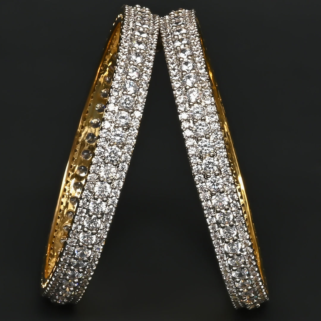 CZ Diamond Finish Bangles