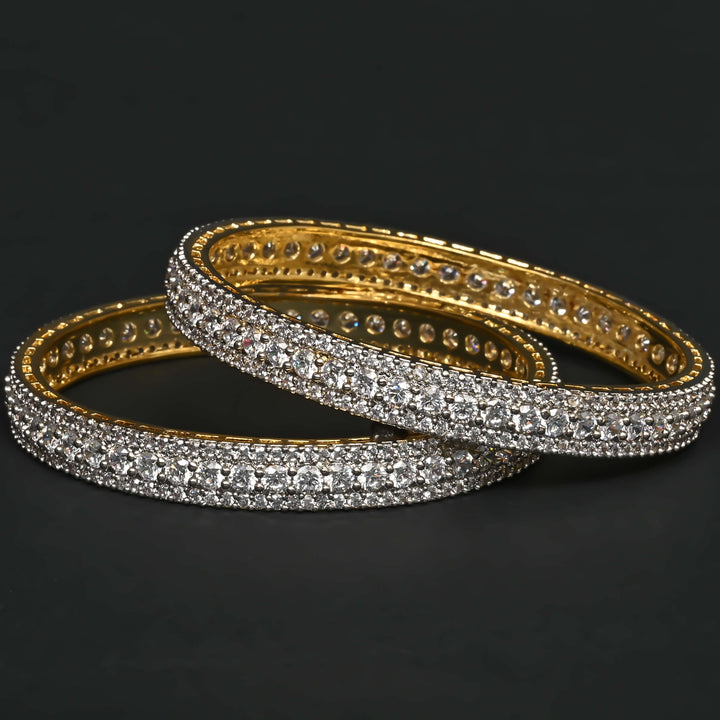 CZ Diamond Finish Bangles