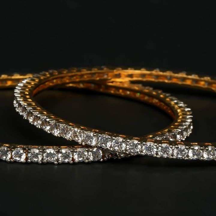 CZ Diamond Finish Bangles
