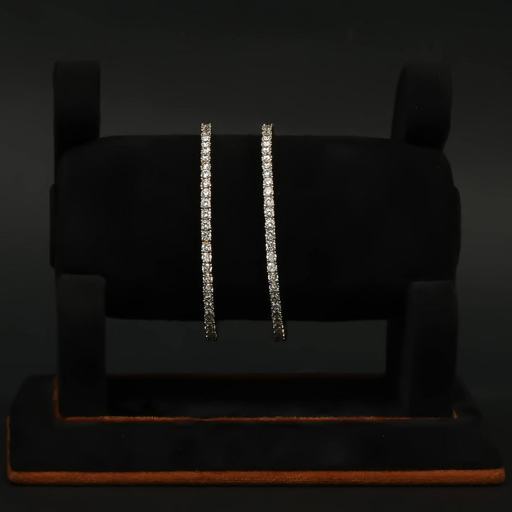 CZ Diamond Finish Bangles