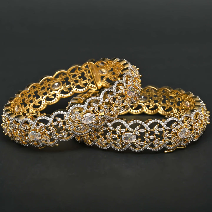 CZ Diamond Finish Bangles