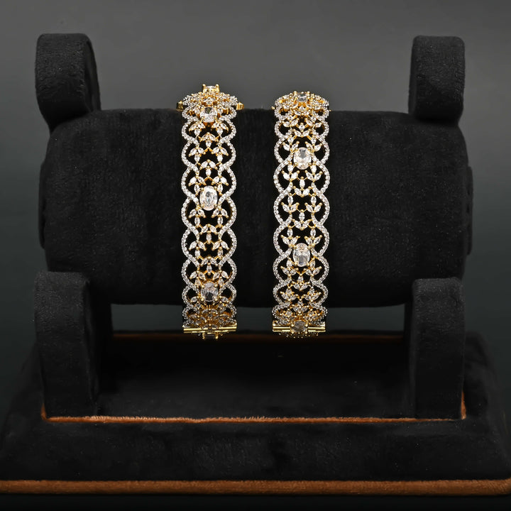 CZ Diamond Finish Bangles