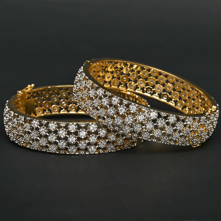 CZ Diamond Finish Bangles