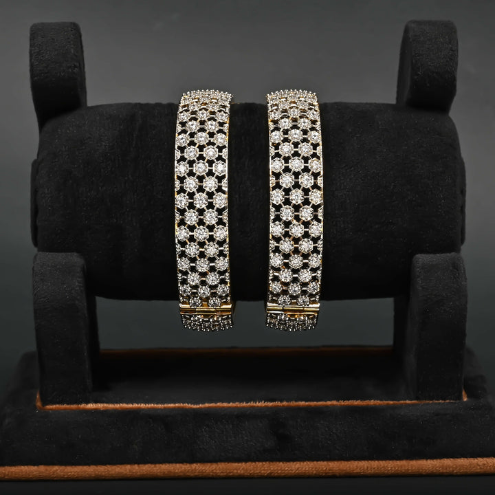 CZ Diamond Finish Bangles