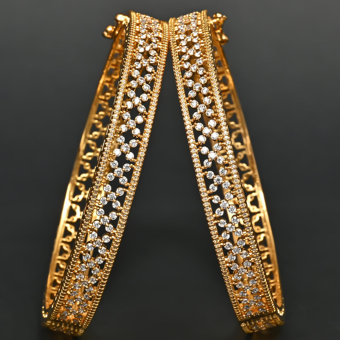 CZ Diamond Finish Bangles