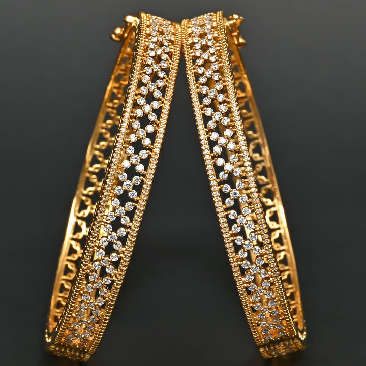 CZ Diamond Finish Bangles
