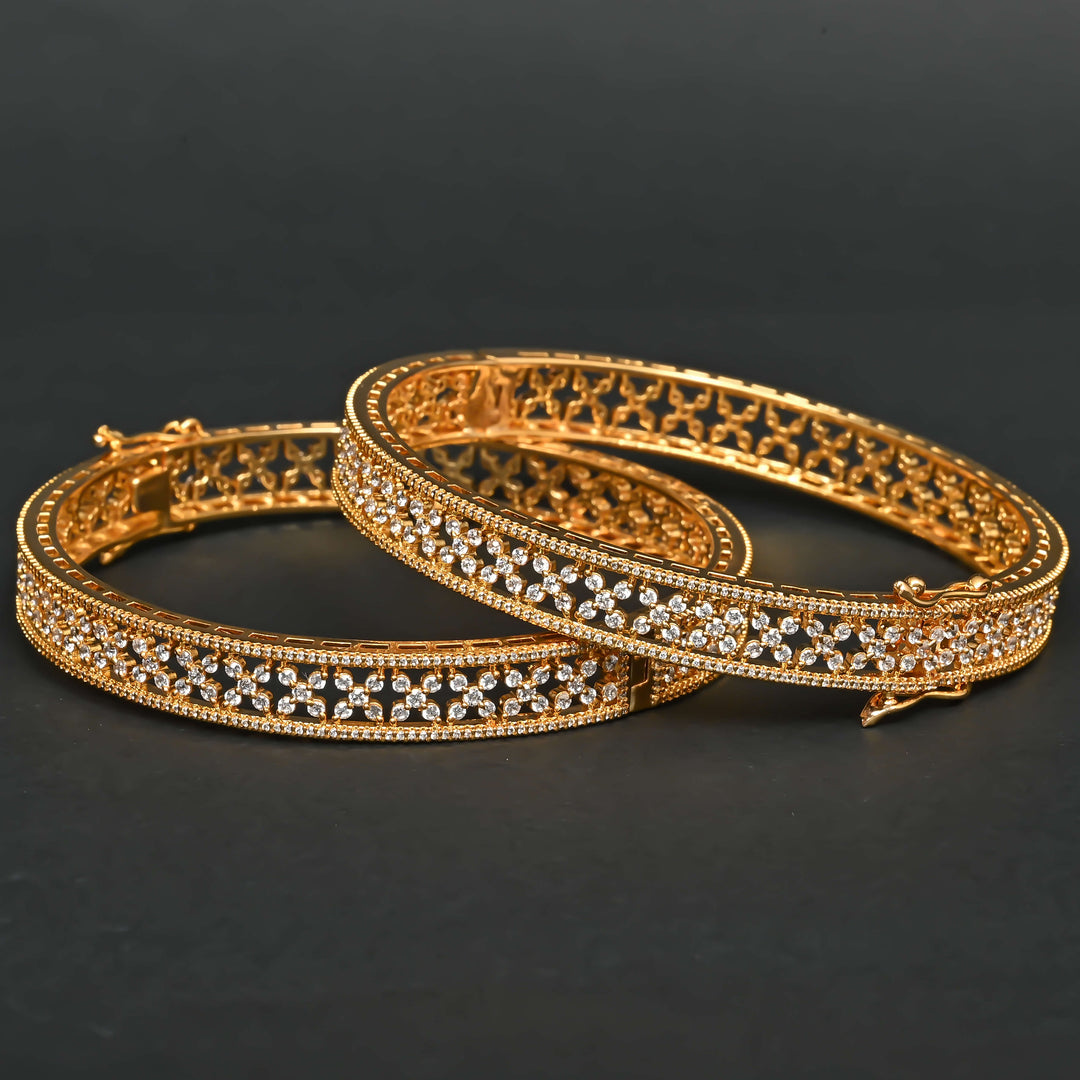 CZ Diamond Finish Bangles