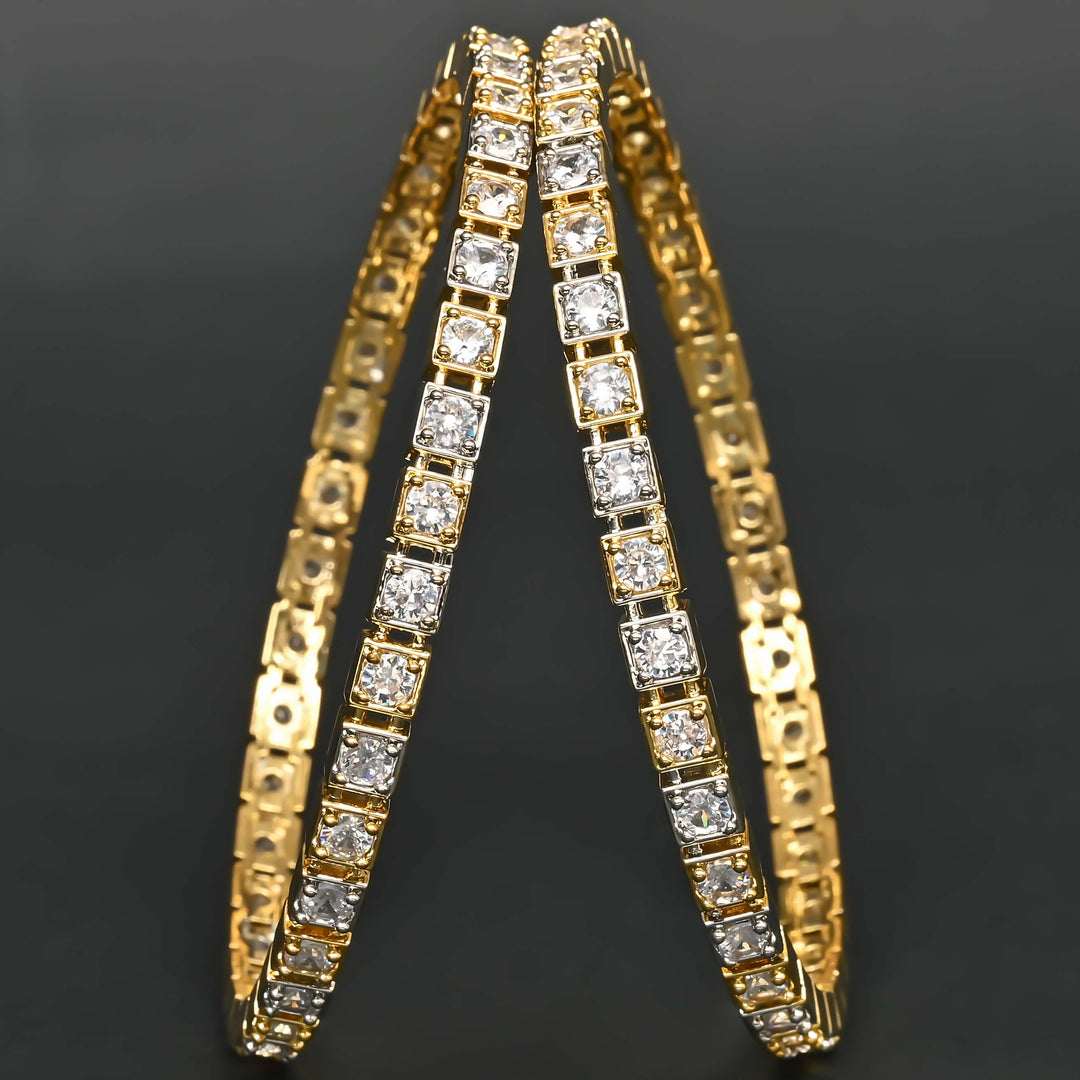 CZ Diamond Finish Bangles