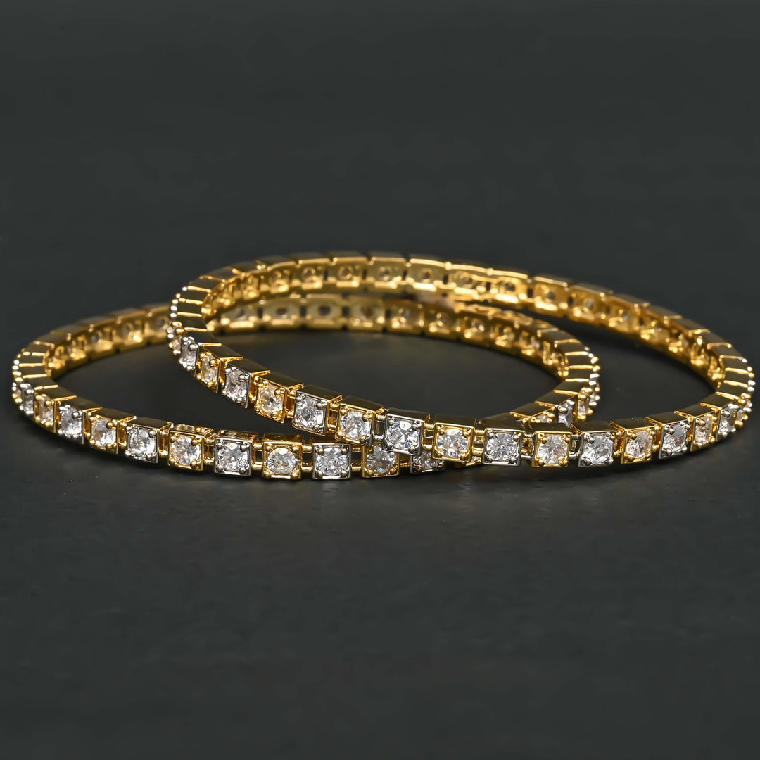 CZ Diamond Finish Bangles