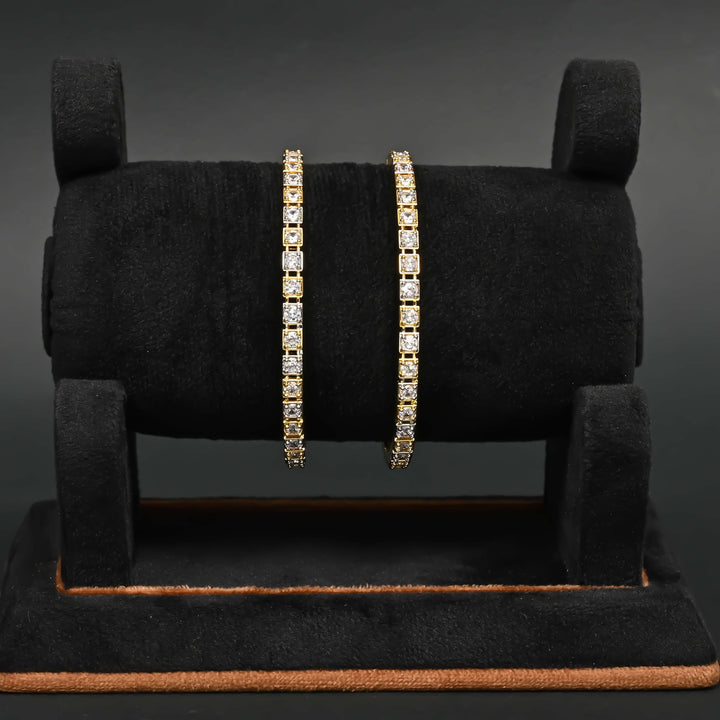 CZ Diamond Finish Bangles