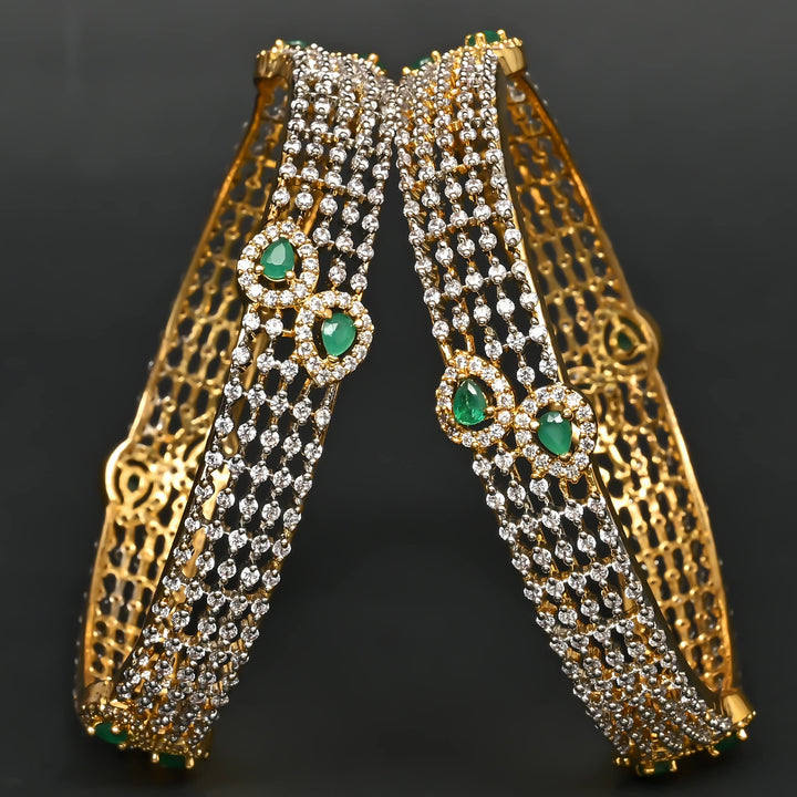 CZ Emerald Bangles
