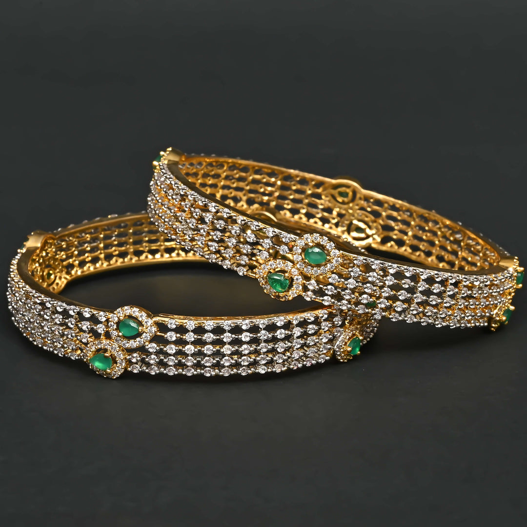 CZ Emerald Bangles