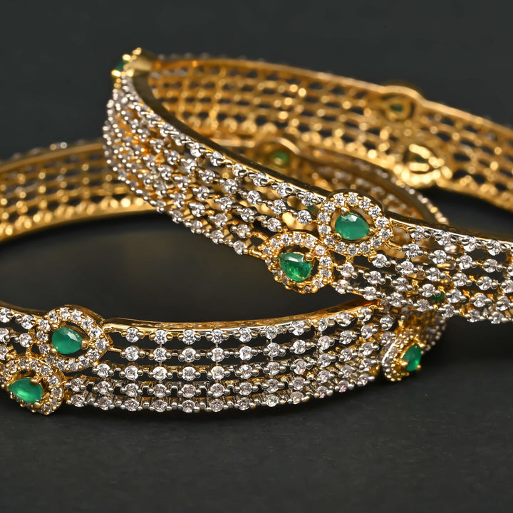 CZ Emerald Bangles