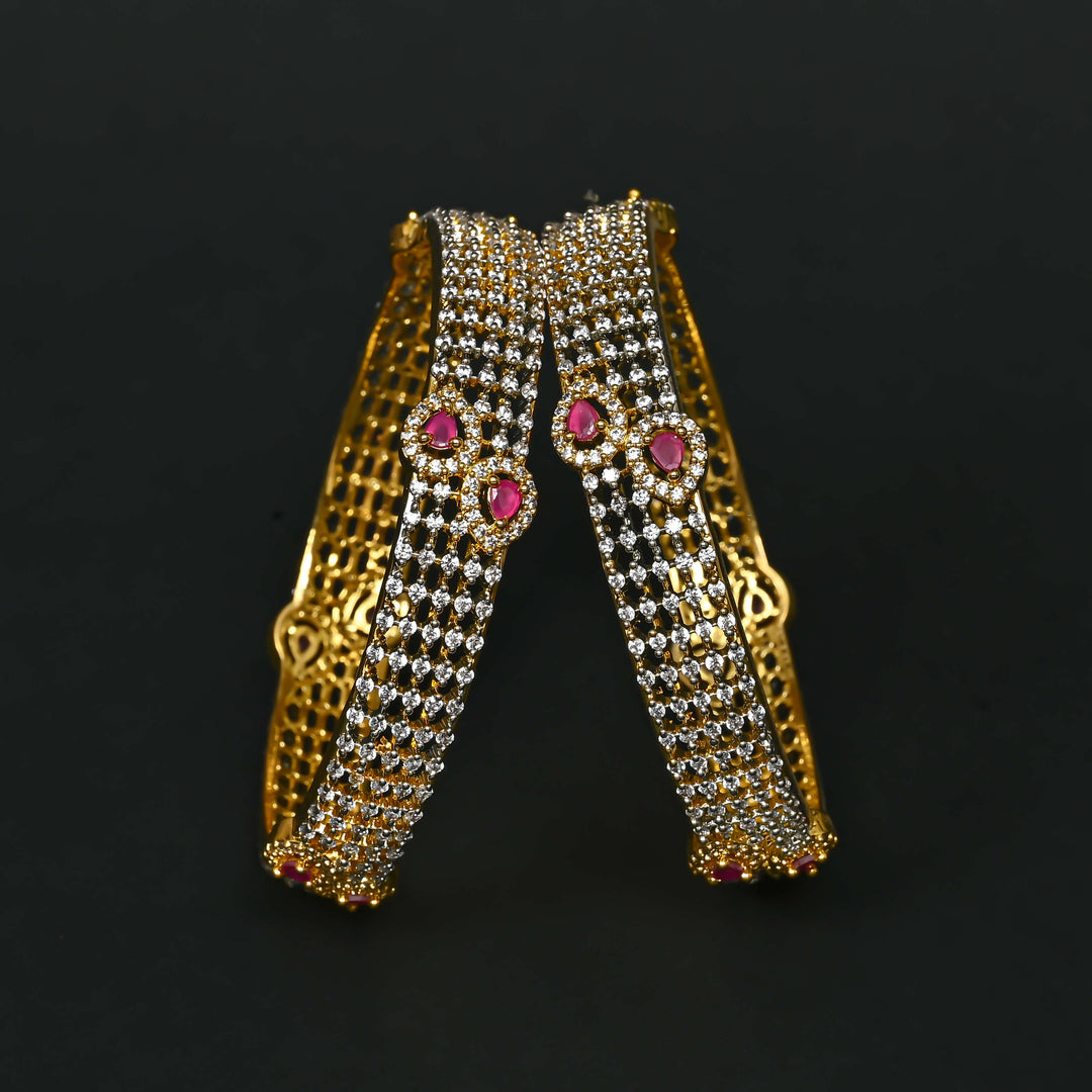 CZ Ruby Bangles