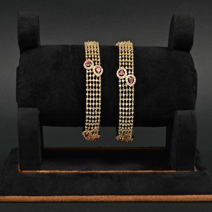 CZ Ruby Bangles