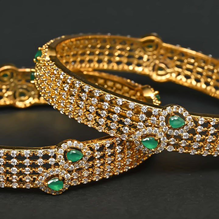 CZ Emerald Bangles