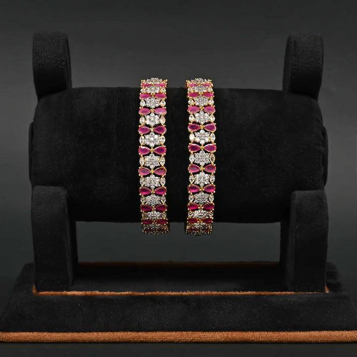 CZ Ruby Bangles