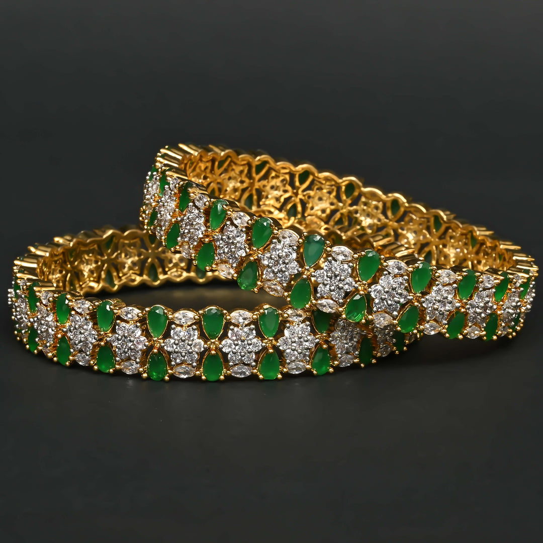 CZ Emerald Bangles