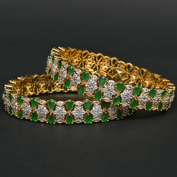 CZ Emerald Bangles