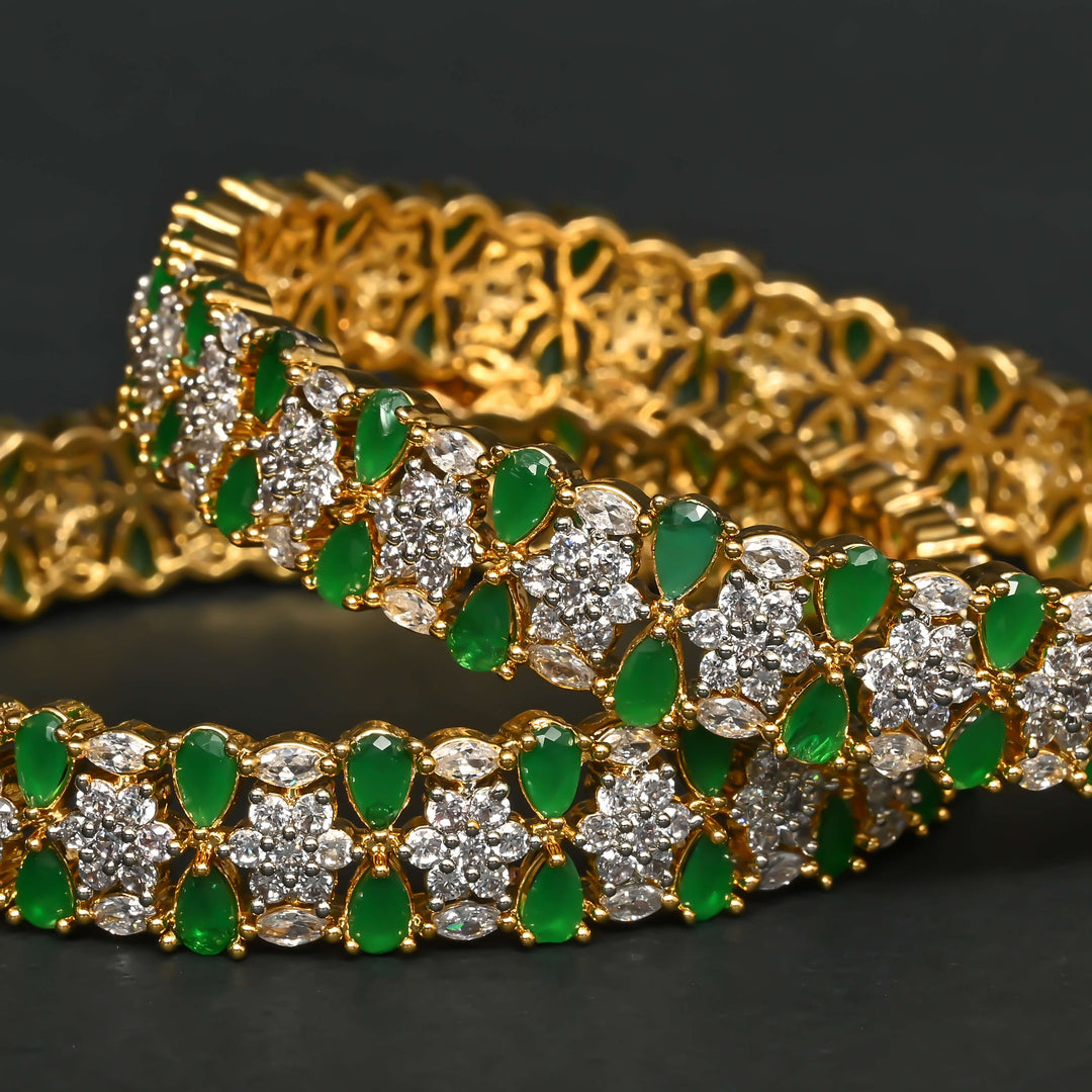CZ Emerald Bangles