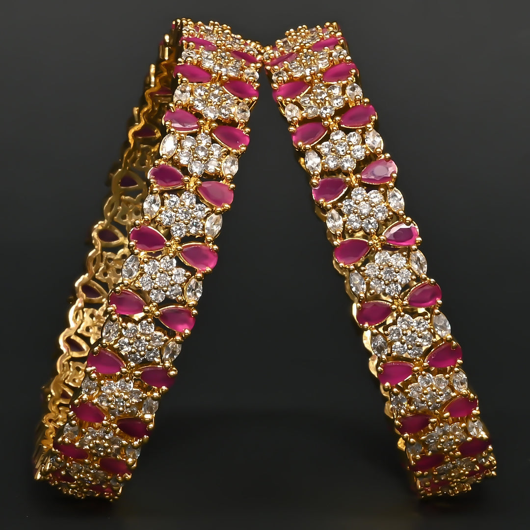 CZ Ruby Bangles