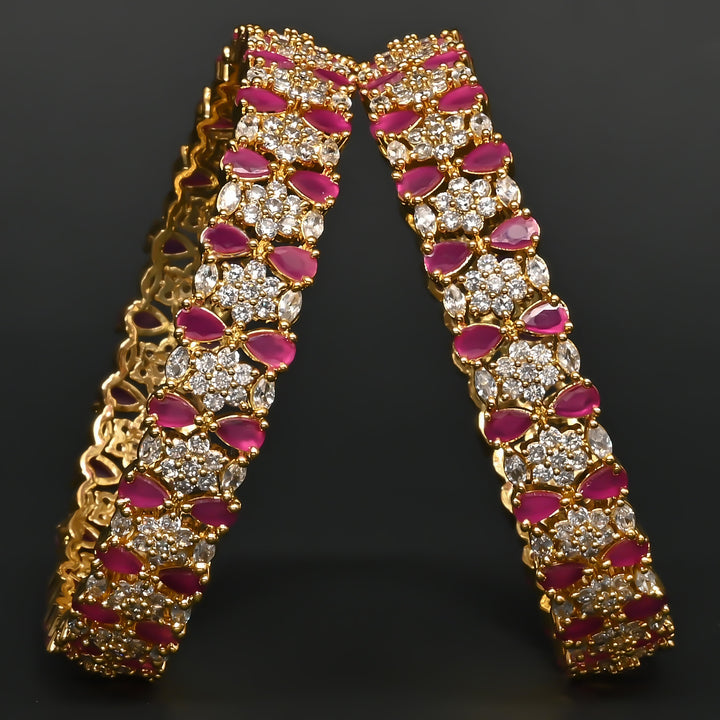 CZ Ruby Bangles
