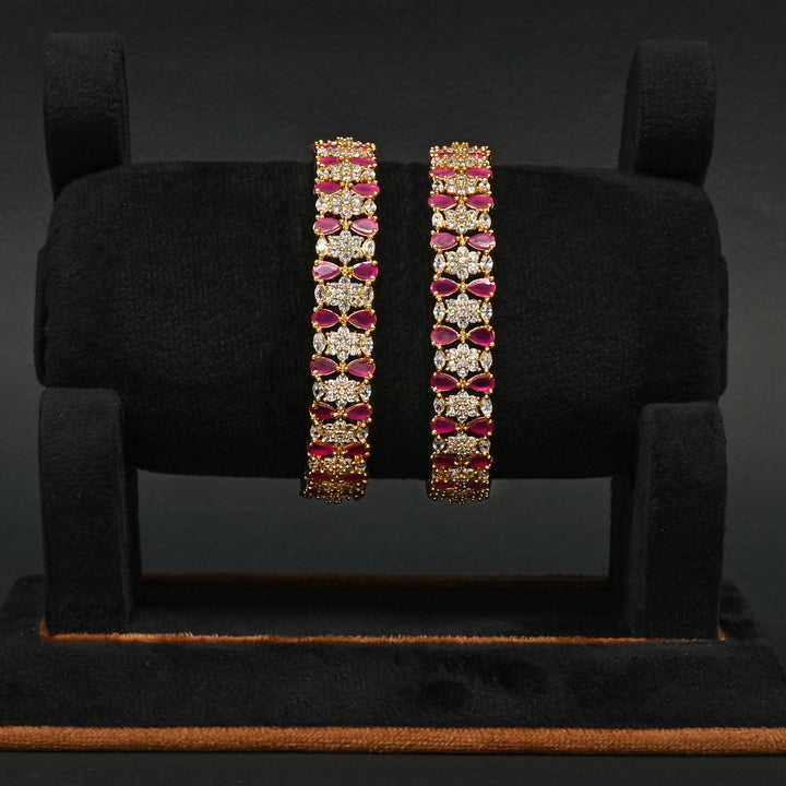 CZ Ruby Bangles